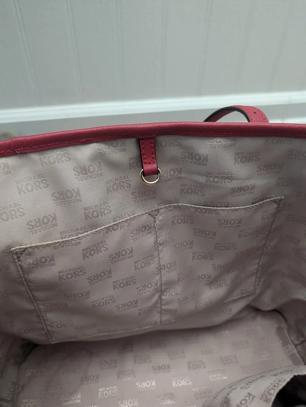 Michael Kors Dark Red Tote